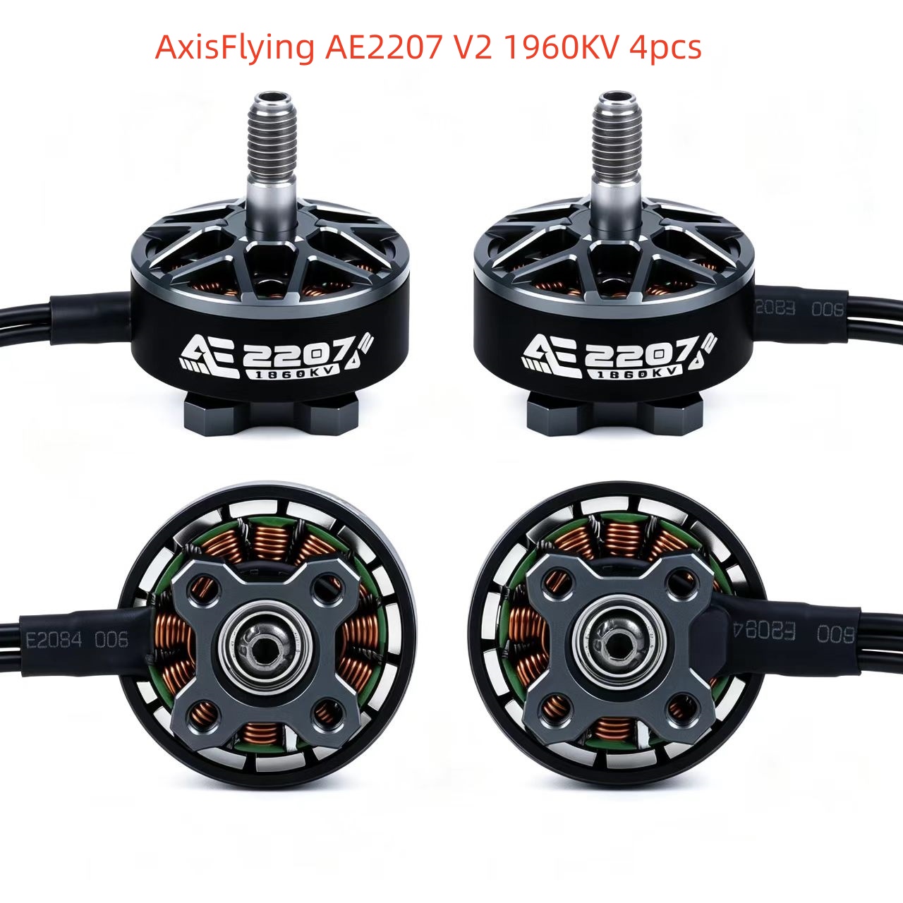 Rc Motor Drone - 4PCS AxisFlying AE2207 V2 1960KV 1750KV