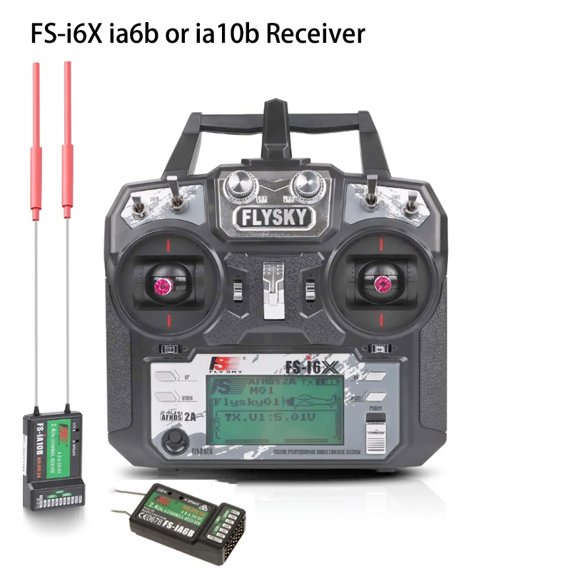 Drone Rc Transmitter And Receiver - FLYSKY FS-i6x 2.4G 6/10CH AFHDS 2A