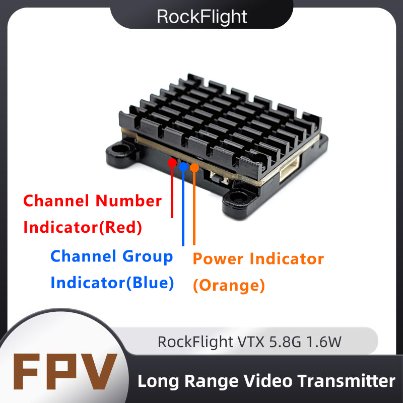 RockFlight TX663 VTX 5.8G 48CH - огляд і ціна Drone Rc Remote Control