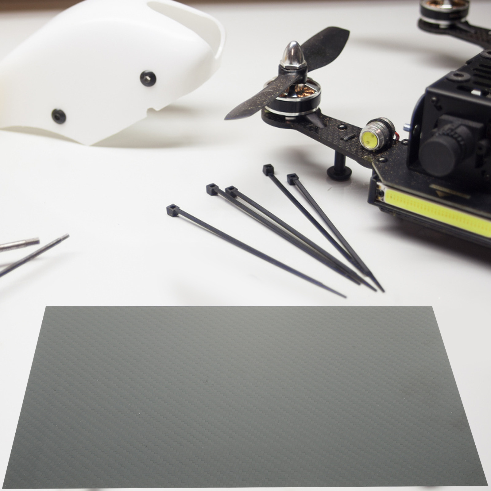 Carbon Fiber Sheet Twill Patte - огляд і ціна Drone Rc