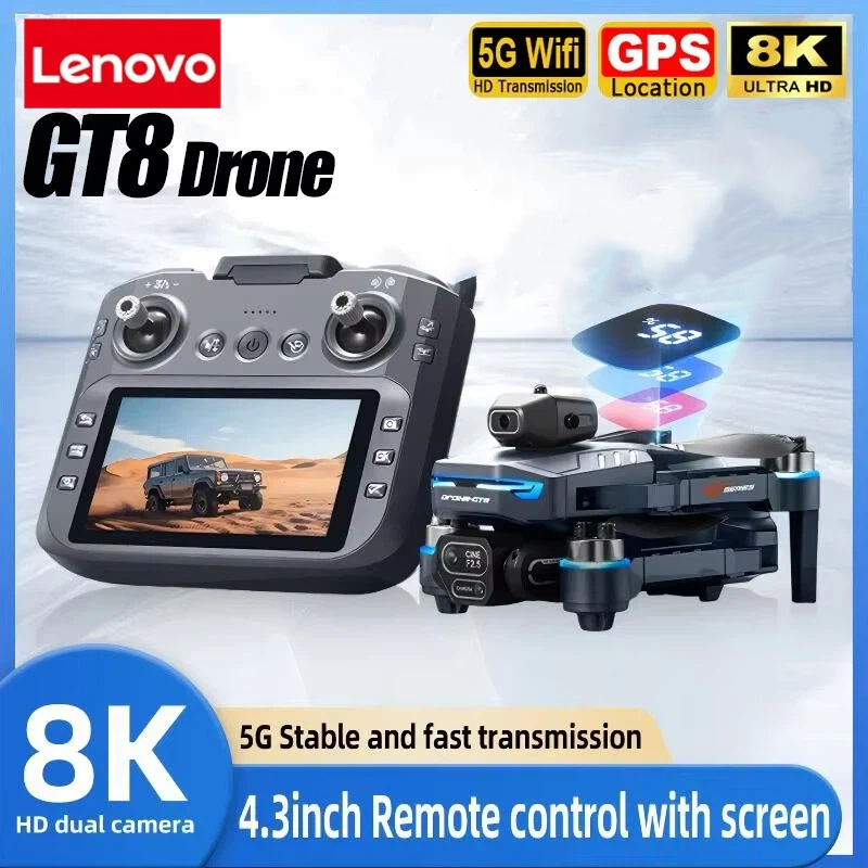Lenovo GT8 8K Drone Profession - огляд і ціна Drone Gt8 Rc