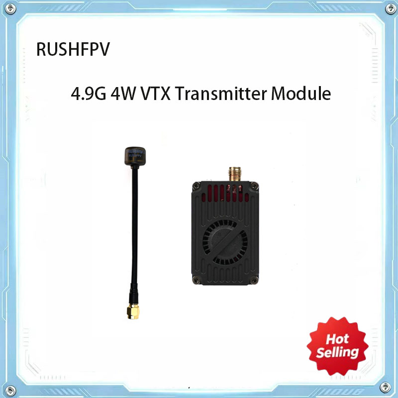RUSHFPV 4.9GHz 4W VTX FPV Vide - огляд і ціна Vtx Video Transmitter