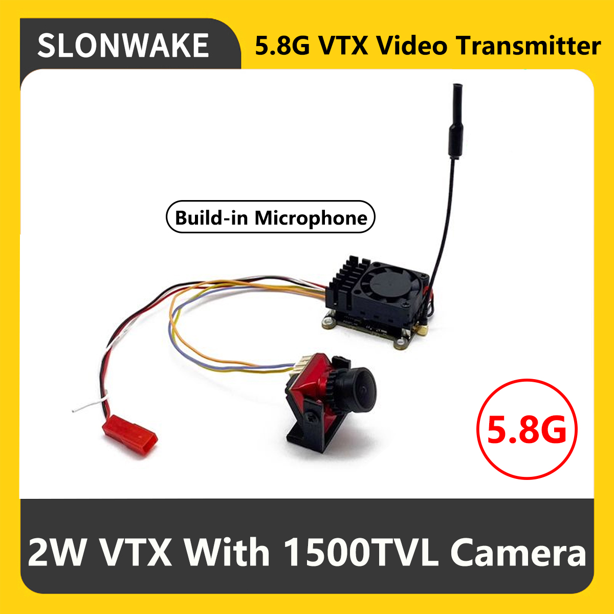 SLONWAKE 5.8G 2000mW FPV VTX T - огляд і ціна Drone Rc Transmitter And Receiver