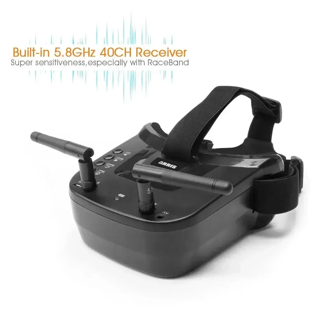 RoRuSVR009 5.8G FPV Goggles 40 - огляд і ціна Fpv Goggles Headset