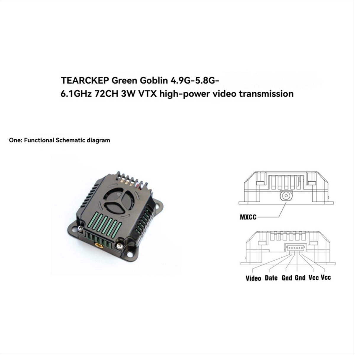 FPV traverse machine  4.9 to 6 - огляд і ціна Vtx Video Transmitter