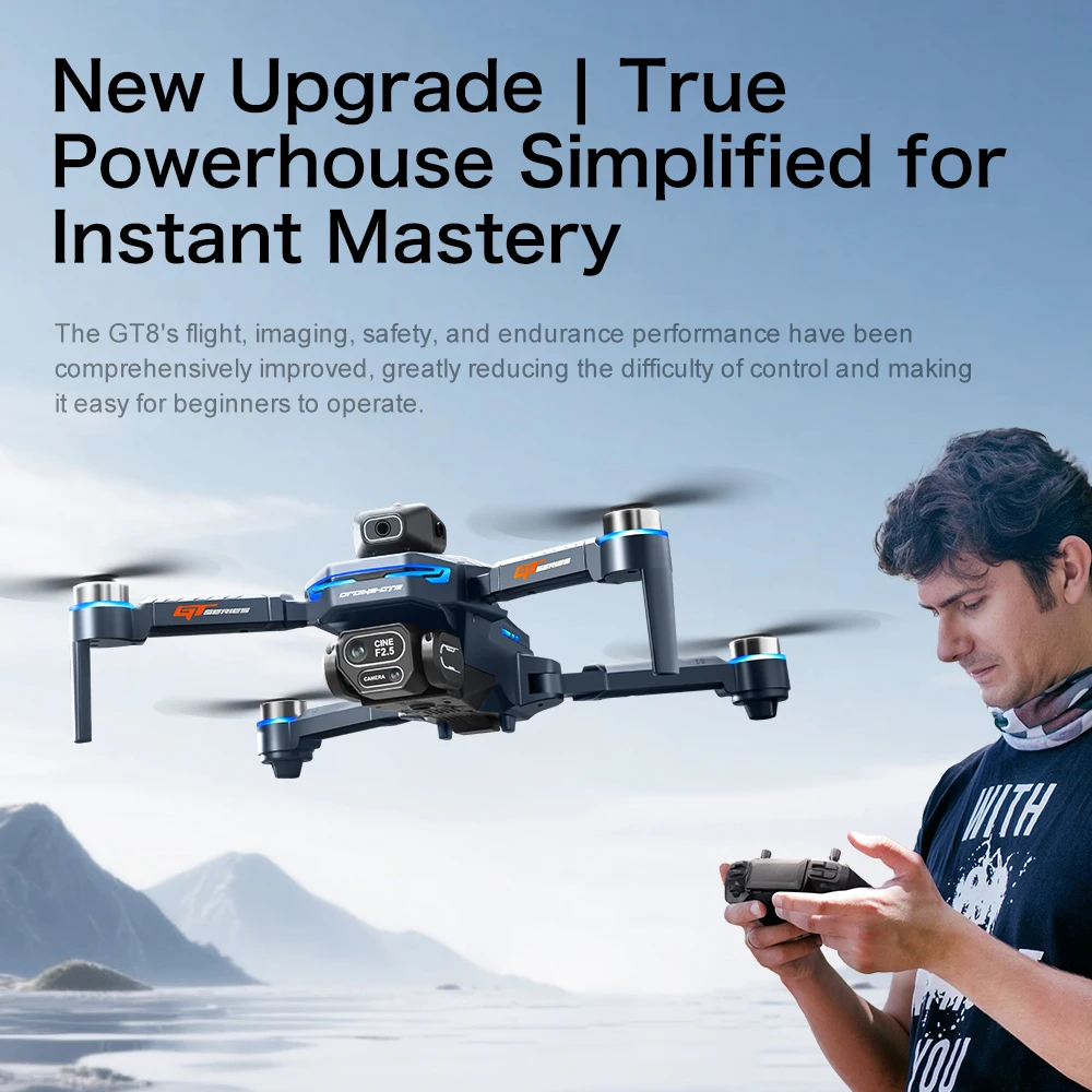 Original GT8 Drone GPS 8k Came - огляд і ціна Drone Gt8 Rc