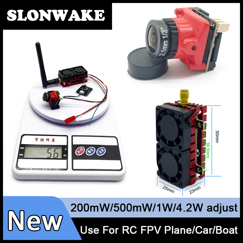 SLONWAKE 5.8G 48CH 4.2W VTX Tr - огляд і ціна Fpv Goggles Headset