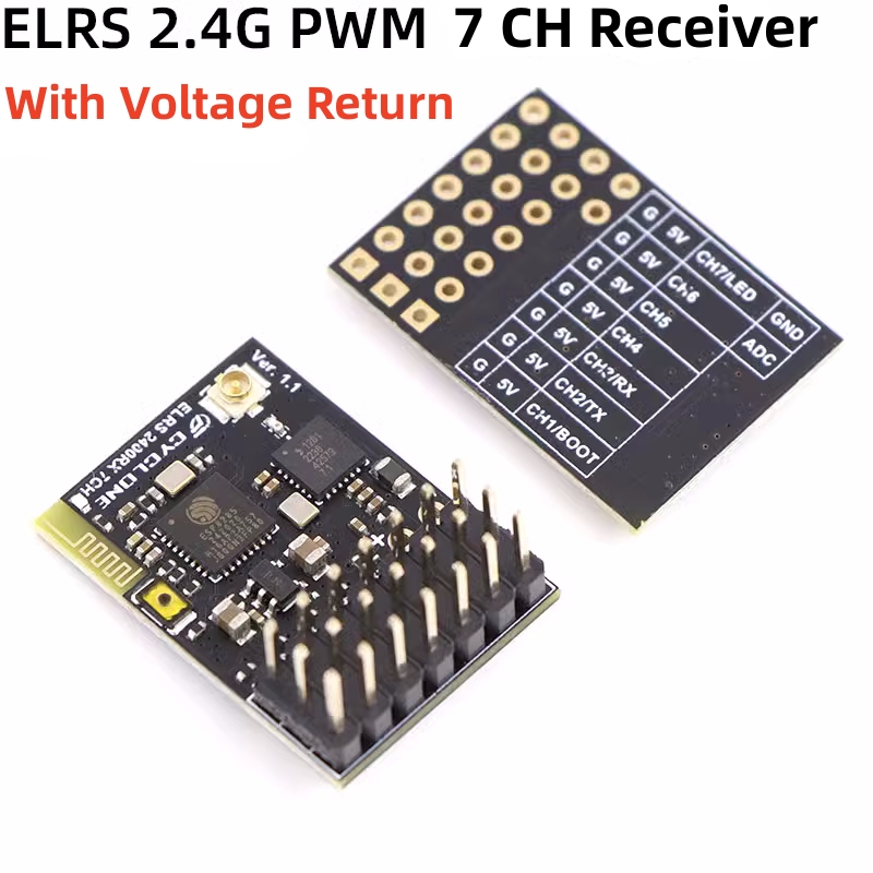 ELRS 2.4G PWM 7CH 6CH CRSF Rec - огляд і ціна Drone Rc Quadcopter