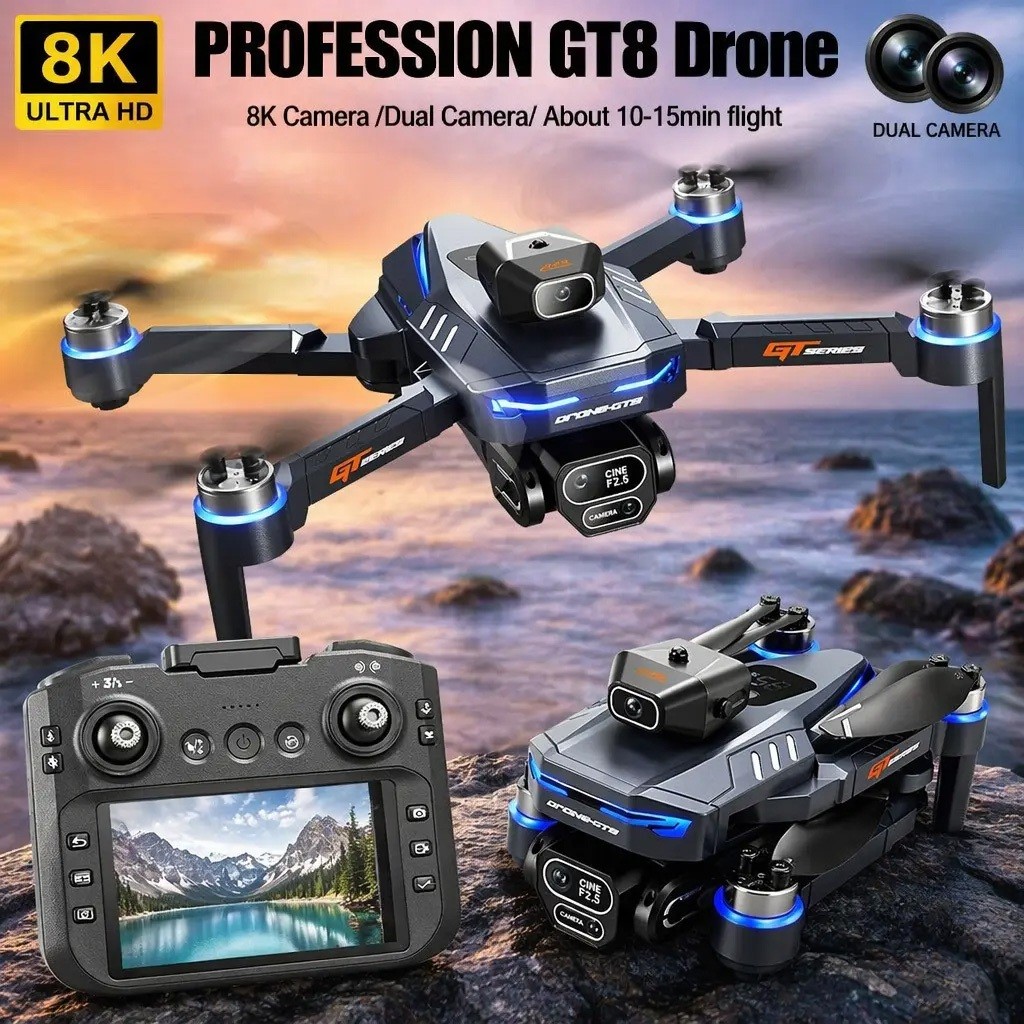 Drone GT8 4K Brushless Motor C - огляд і ціна Drone Gt8 Rc