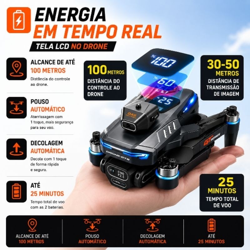 Drone GT8 4K Brushless Motor C - огляд і ціна Drone Gt8 Rc
