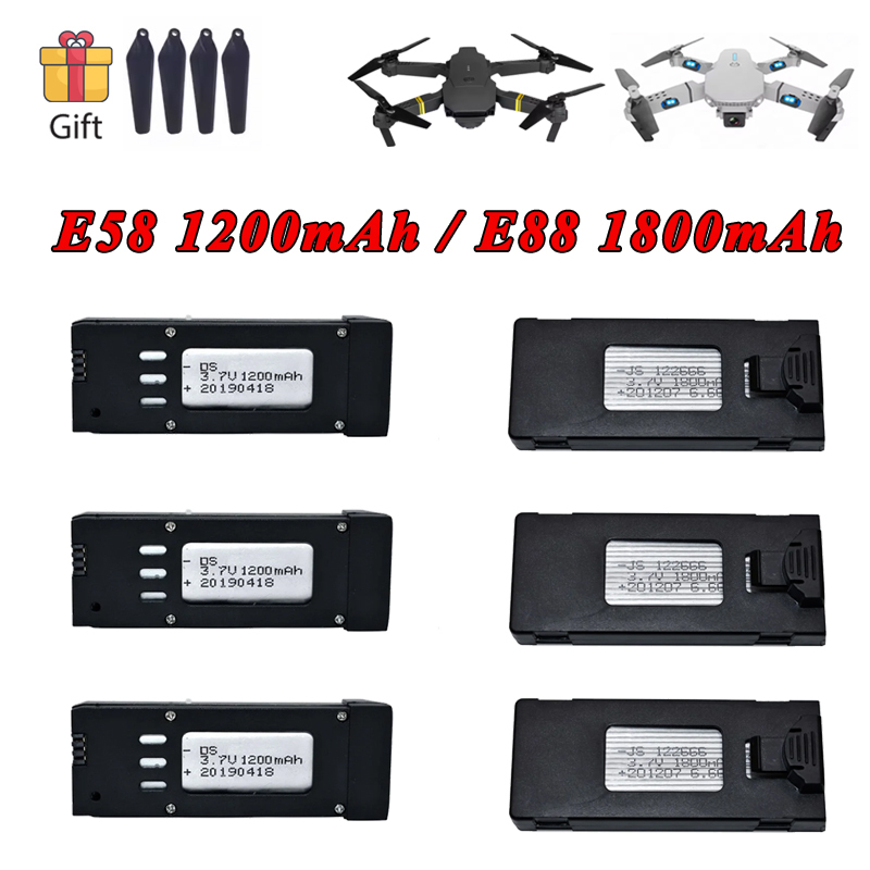 3.7V 1200mAh 1800mAh Lipo Batt - огляд і ціна Lyzrc Drone