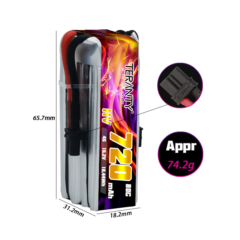 TERANTY 720mAh 4S 15.2V HV Lip - огляд і ціна Drone Rc Kit