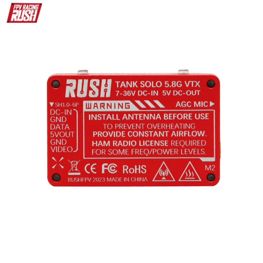 RUSHFPV Tank Solo VTX 5.8GHz 1 - огляд і ціна Vtx Video Transmitter