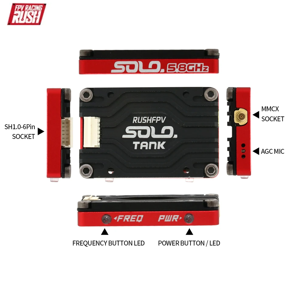 RUSHFPV Tank Solo VTX 5.8GHz 1 - огляд і ціна Vtx Video Transmitter