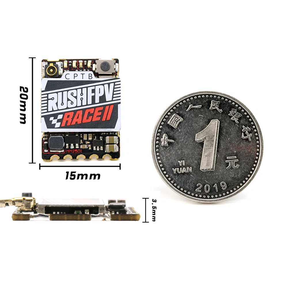 Rushfpv Rush fpv Tank Race2 20 - огляд і ціна Vtx Video Transmitter