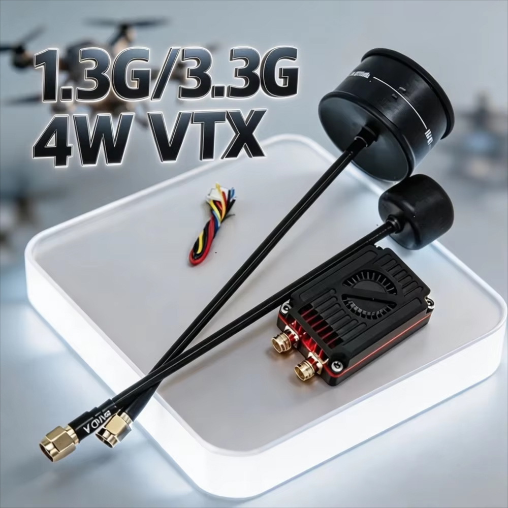 Rushfpv Rush 1.3G/3.3G 4W 7-30 - огляд і ціна Vtx Video Transmitter