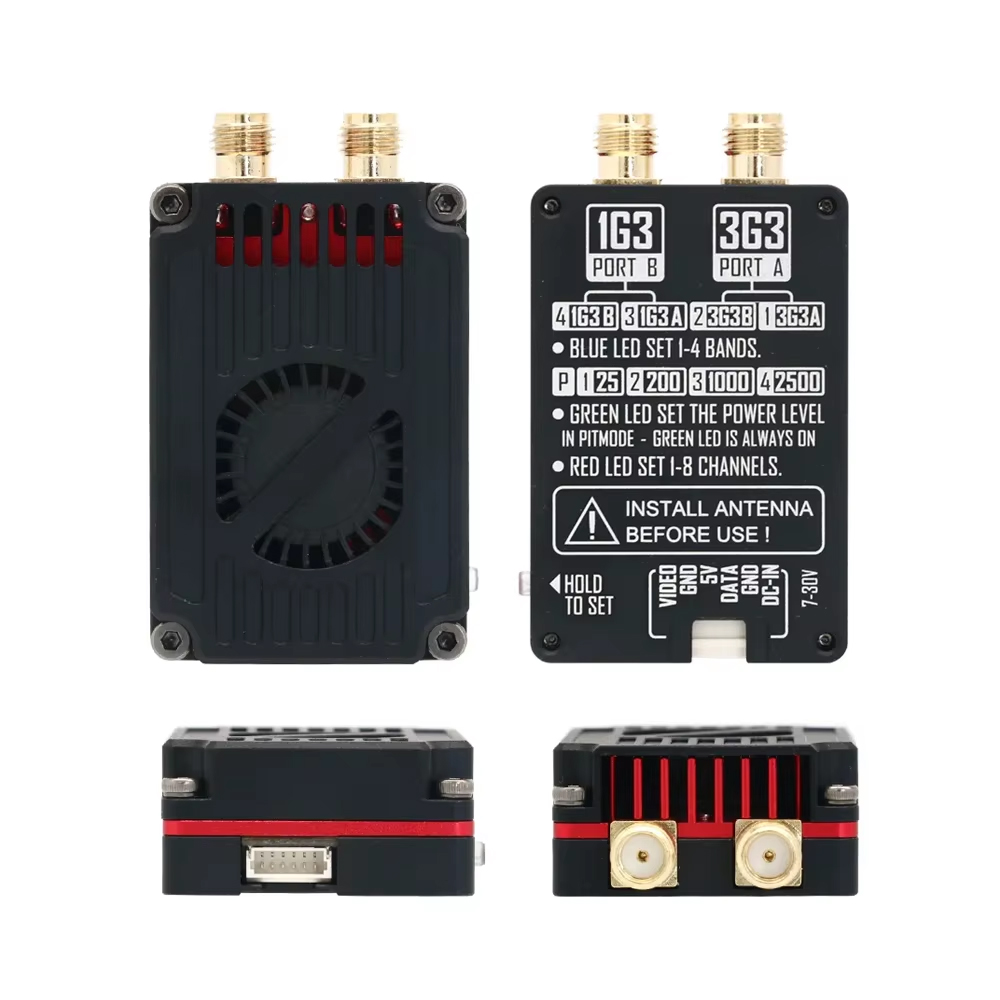 Rushfpv Rush 1.3G/3.3G 4W 7-30 - огляд і ціна Vtx Video Transmitter