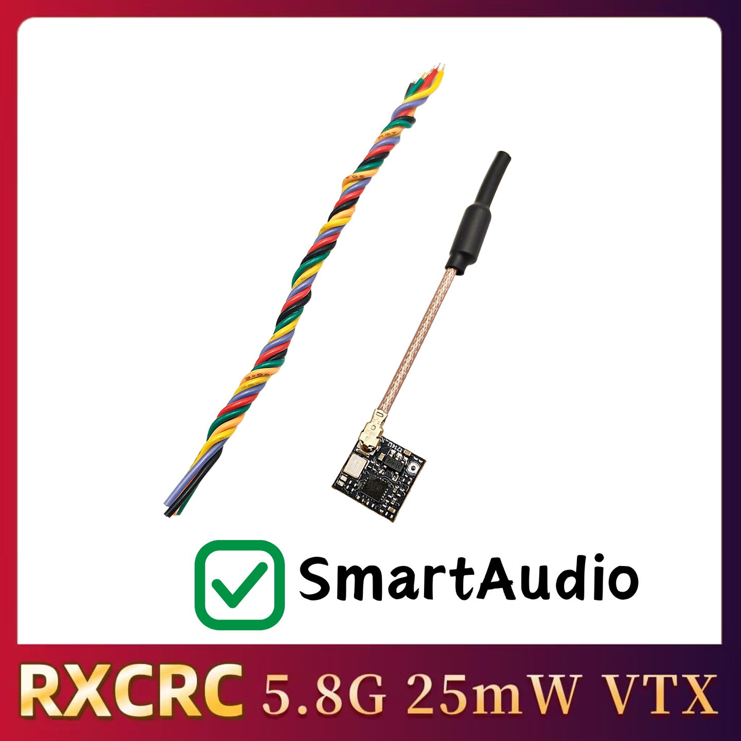 RXCRC 5.8GHz 48CH FPV 25mW Ana - огляд і ціна Drone Rc Transmitter And Receiver