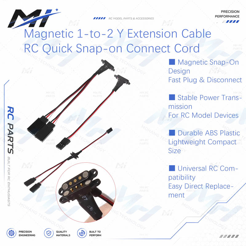 Magnetic 1-to-2 Y Extension Ca - огляд і ціна Drone Rc Remote Control