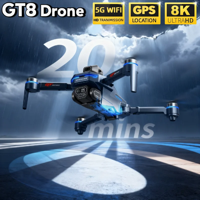 LSRC GT8 Foldable RC Drone Dua - огляд і ціна Drone Gt8 Rc