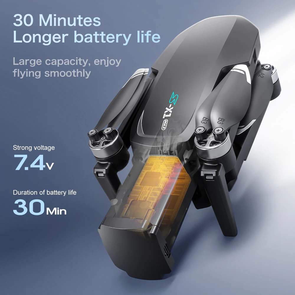 S-X1 MAX GPS Drone Battery 7.4 - огляд і ціна Lyzrc Drone