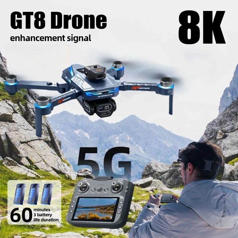 Original GT8 Drone 8K Professi - огляд і ціна Drone Gt8 Rc